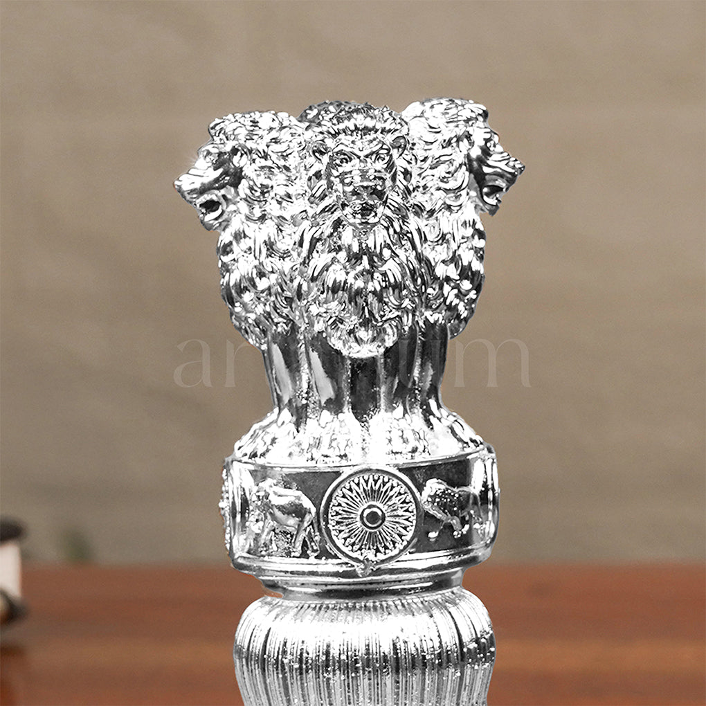 Ashok Stambh Silver Plated