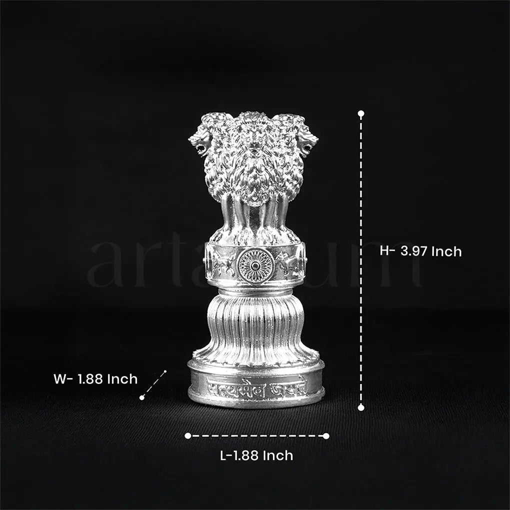 Ashok Stambh Silver Plated The Artarium