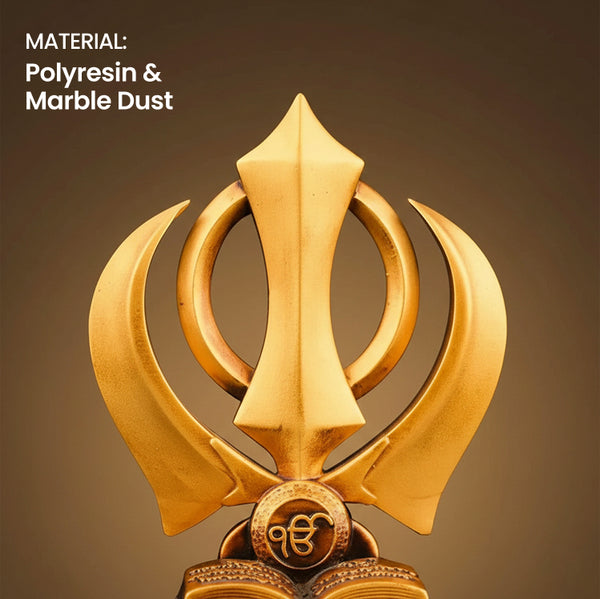 Khanda Sahib for Car Dashboard