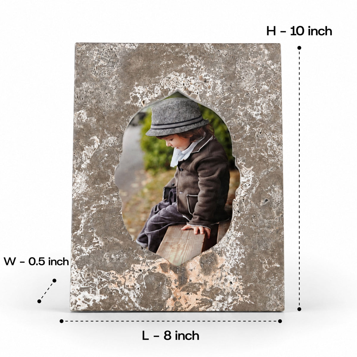 Emperador Marble Photo Frame 