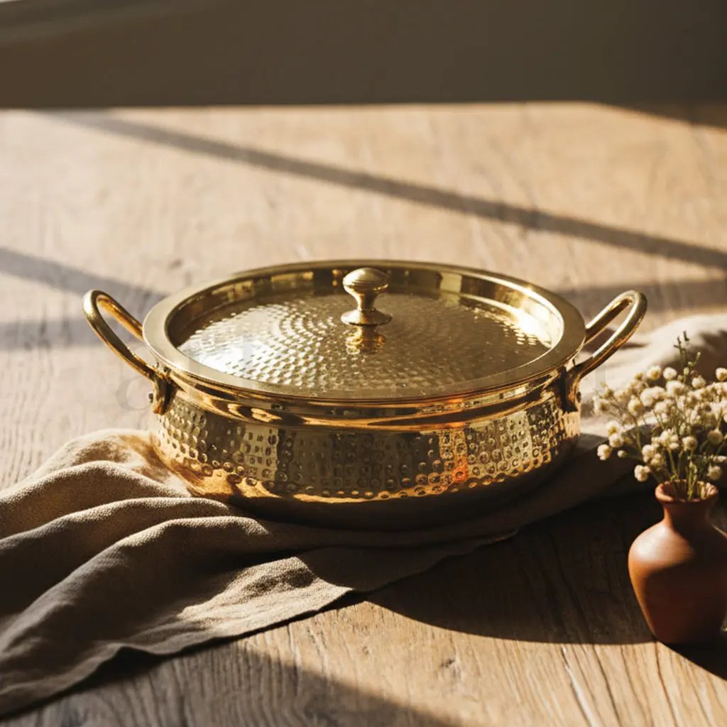 Brass Handi with Lid