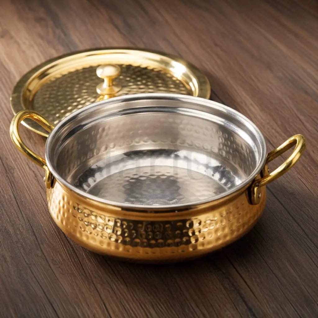 Brass Handi with Lid
