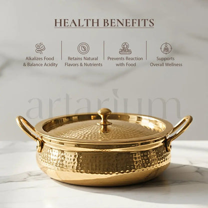 Brass Handi with Lid