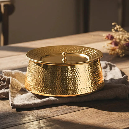 Hammered Brass Biryani Handi