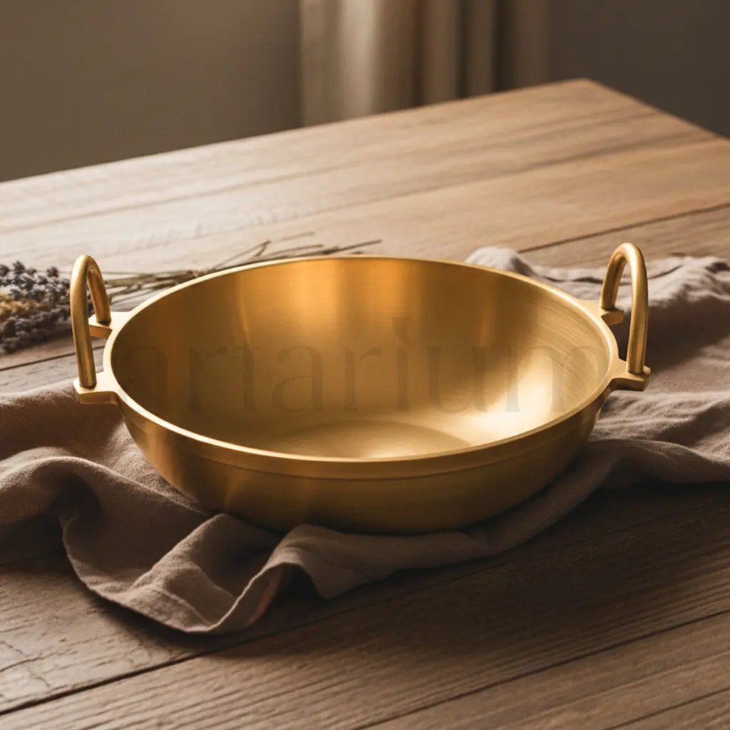 Traditional Brass Kadai