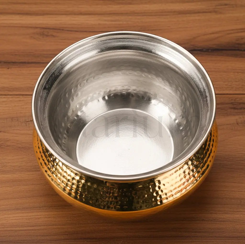 Brass Degchi/Patili with Lid
