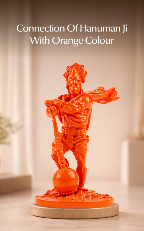  Hanuman murti in orange