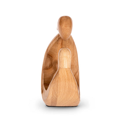 Wooden Family Figurine The Artarium