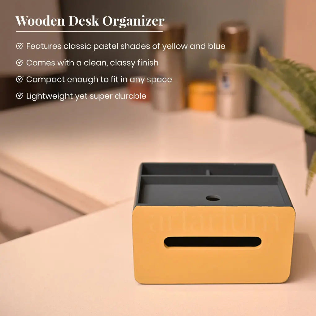 Wooden Desk Organizer The Artarium