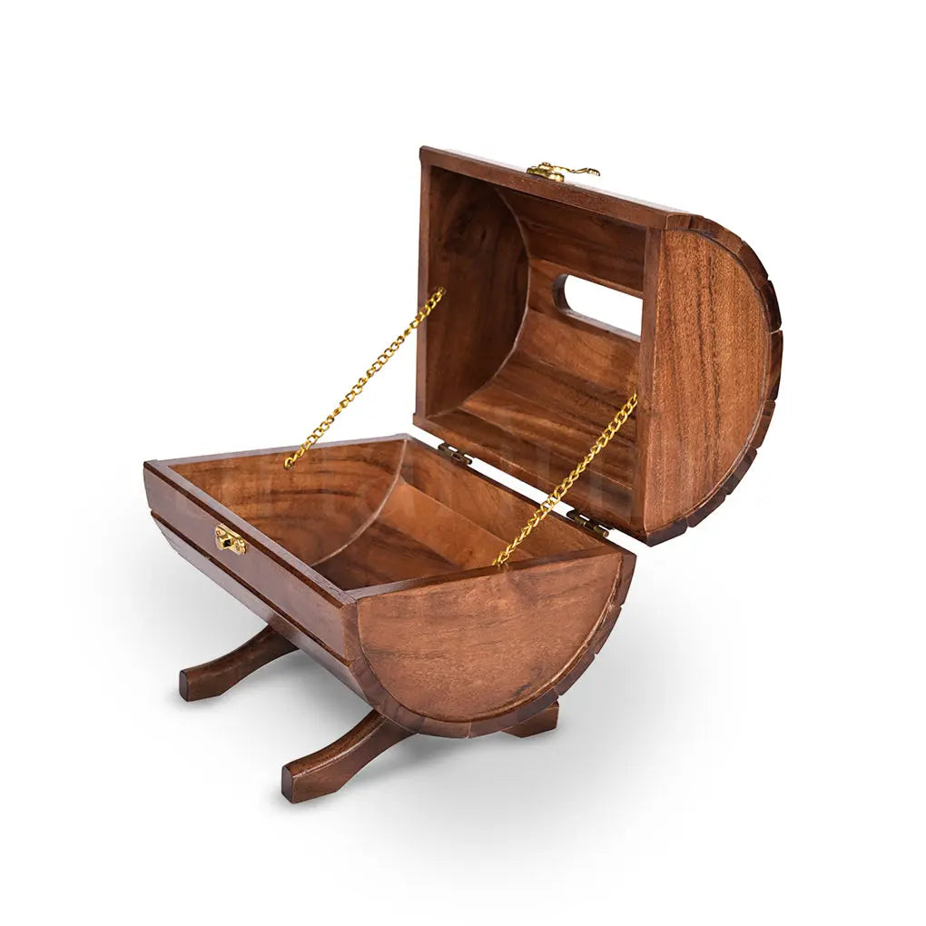 Wooden Wine Barrel Tissue Box The Artarium