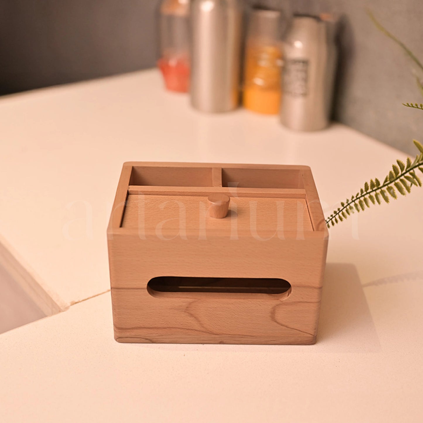 All-in-One Wooden Desk Organizer The Artarium