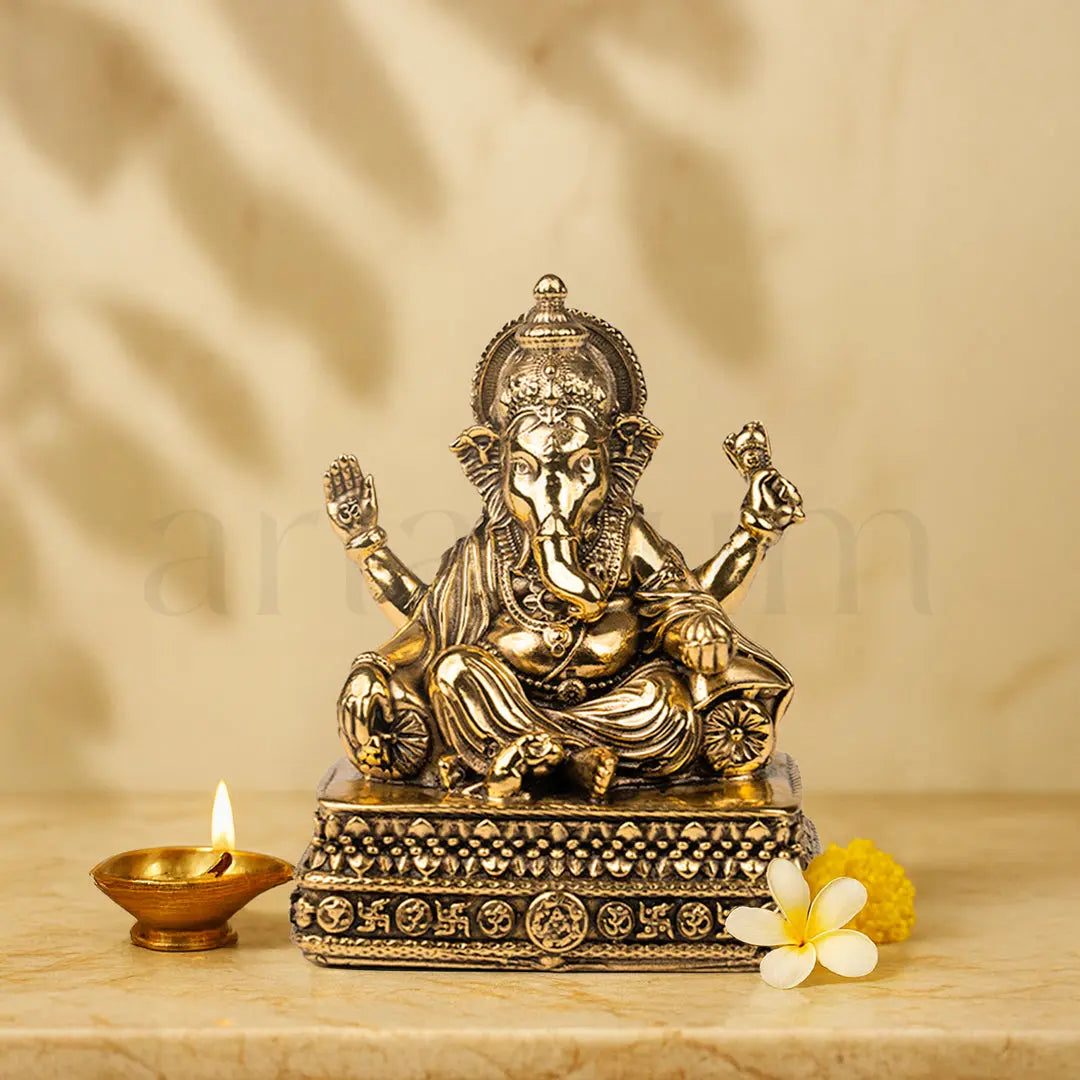 Brass Vinayaka Idol