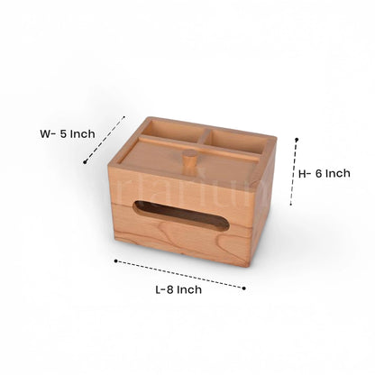 All-in-One Wooden Desk Organizer The Artarium