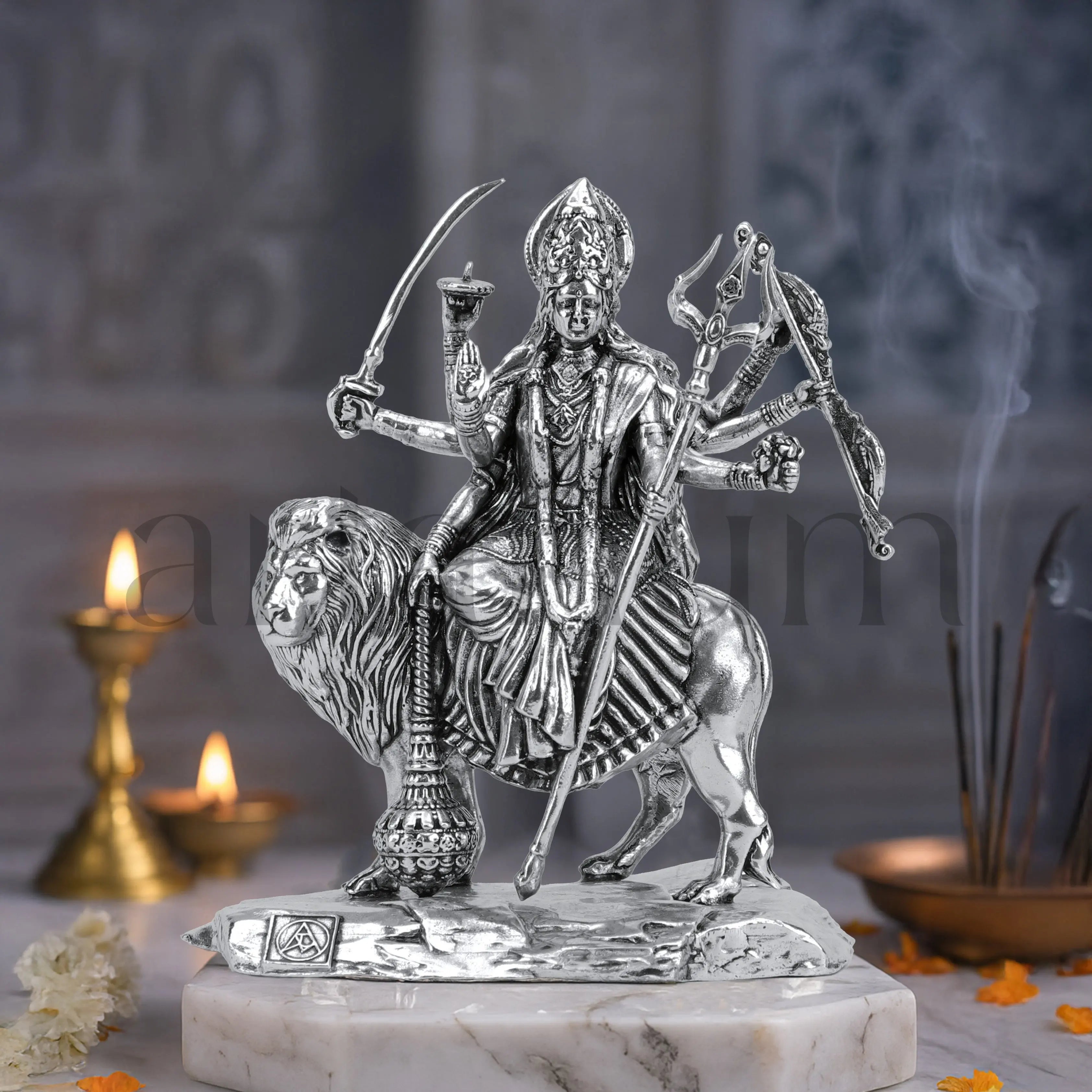 Brass Durga Idol