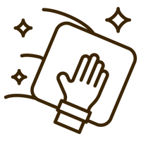 <b>Wipe gently:</b> A soft cloth prevents scratches and maintains shine.