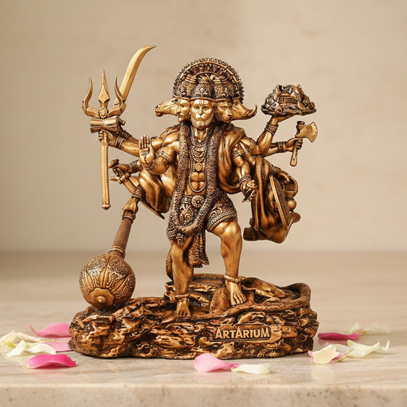 Standing Panchmukhi Hanuman Idol