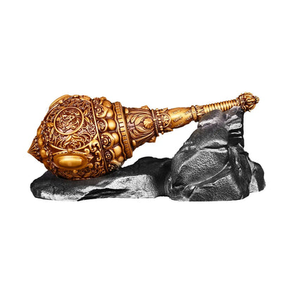 Lord Hanuman Gada Idol Car Dashboard