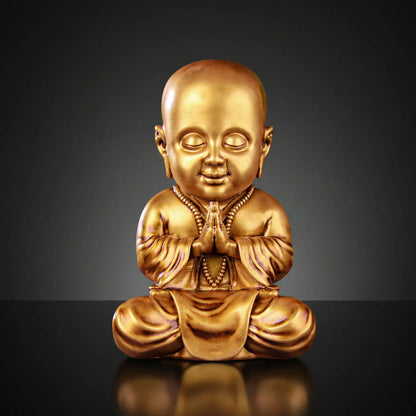 Meditating Baby Monk Car Dashboard
