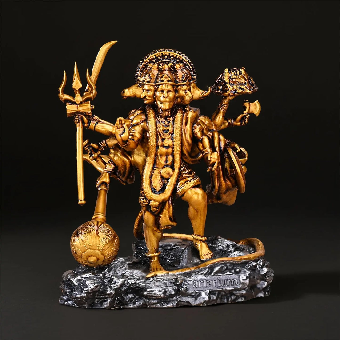 Standing Panchmukhi Hanuman Car Dashboard