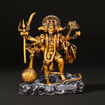 Standing Panchmukhi Hanuman Car Dashboard