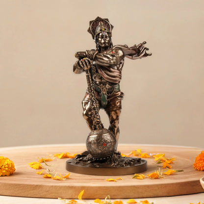 Bahubali Hanuman Cold Cast Bronze Idol