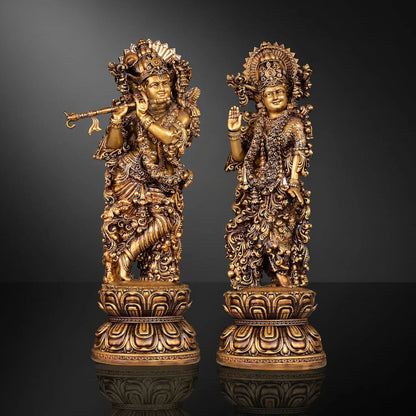 Radha Krishna Idol with Gift Box