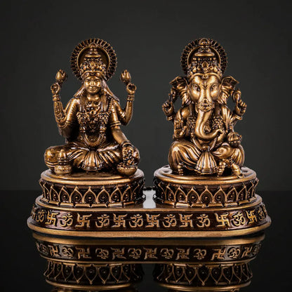 Dhan-Siddhi Laxmi Ganesha Idol