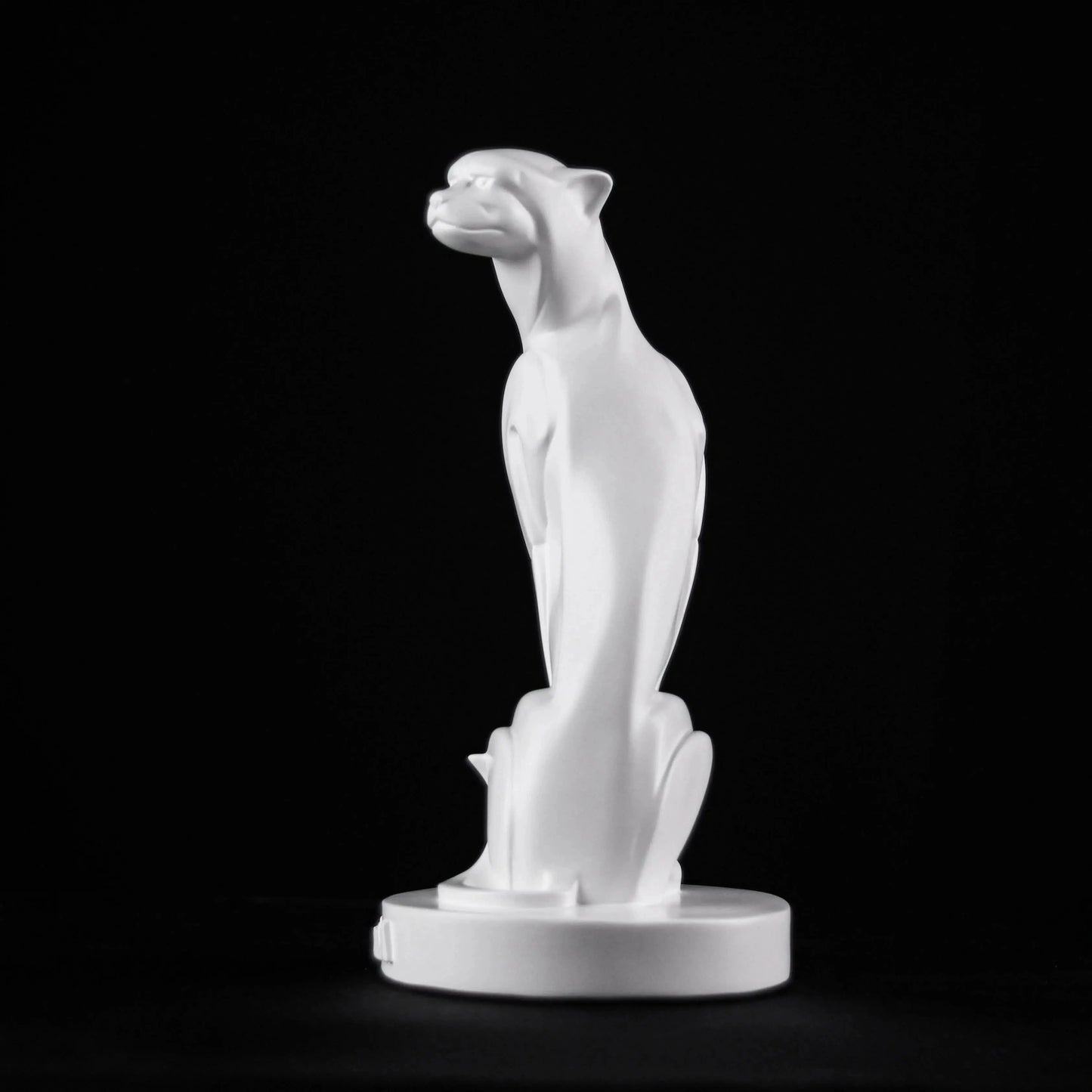 Abstract Art Sitting Panther Figurine theartarium