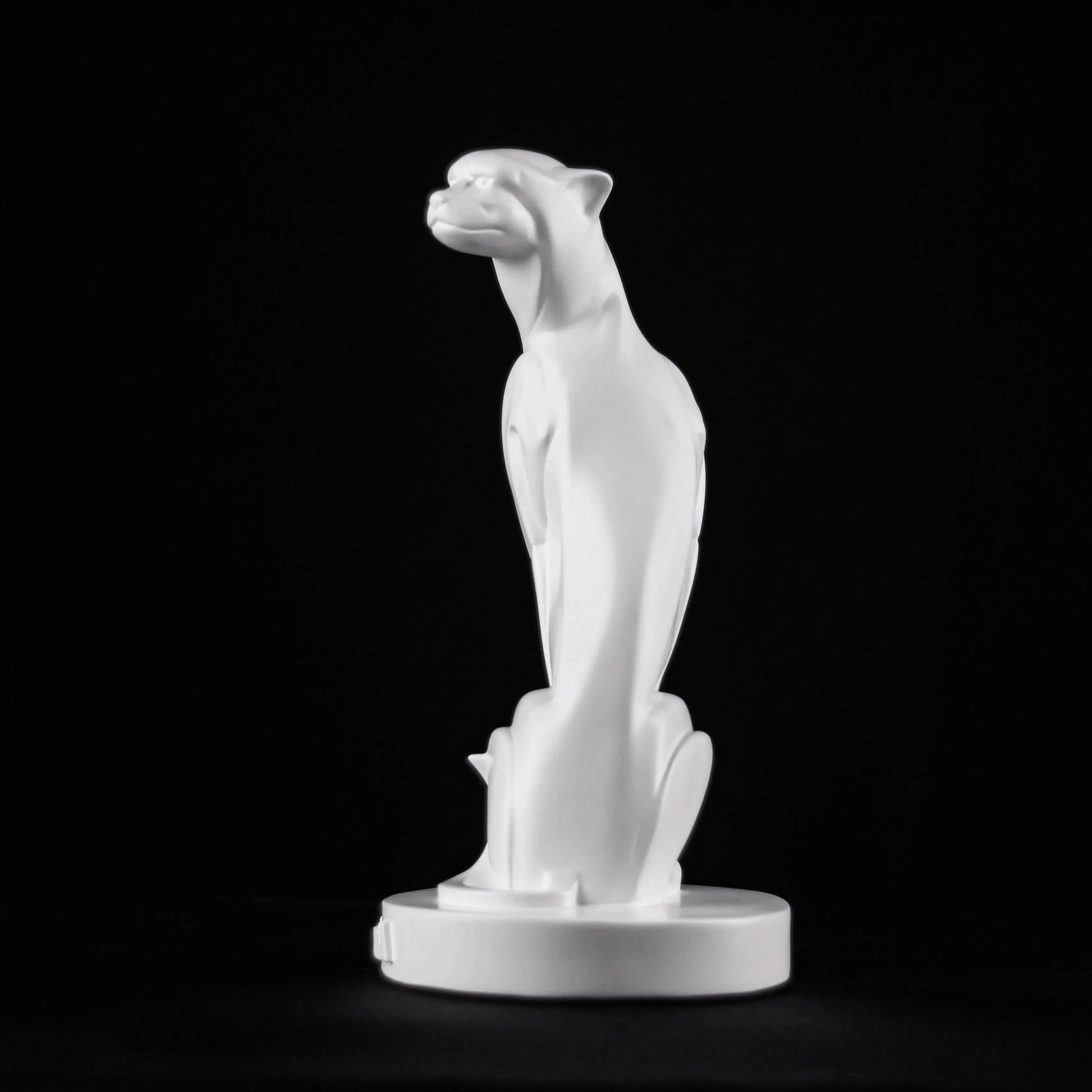 Abstract Art Sitting Panther Figurine theartarium