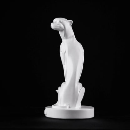 Abstract Art Sitting Panther Figurine theartarium