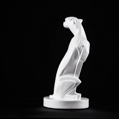 Abstract Art Sitting Panther Figurine theartarium