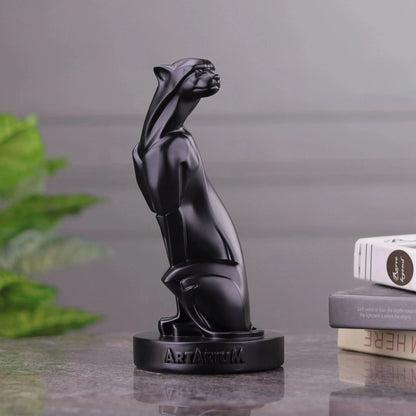 Abstract Art Sitting Panther Figurine theartarium