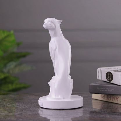 Abstract Art Sitting Panther Figurine theartarium