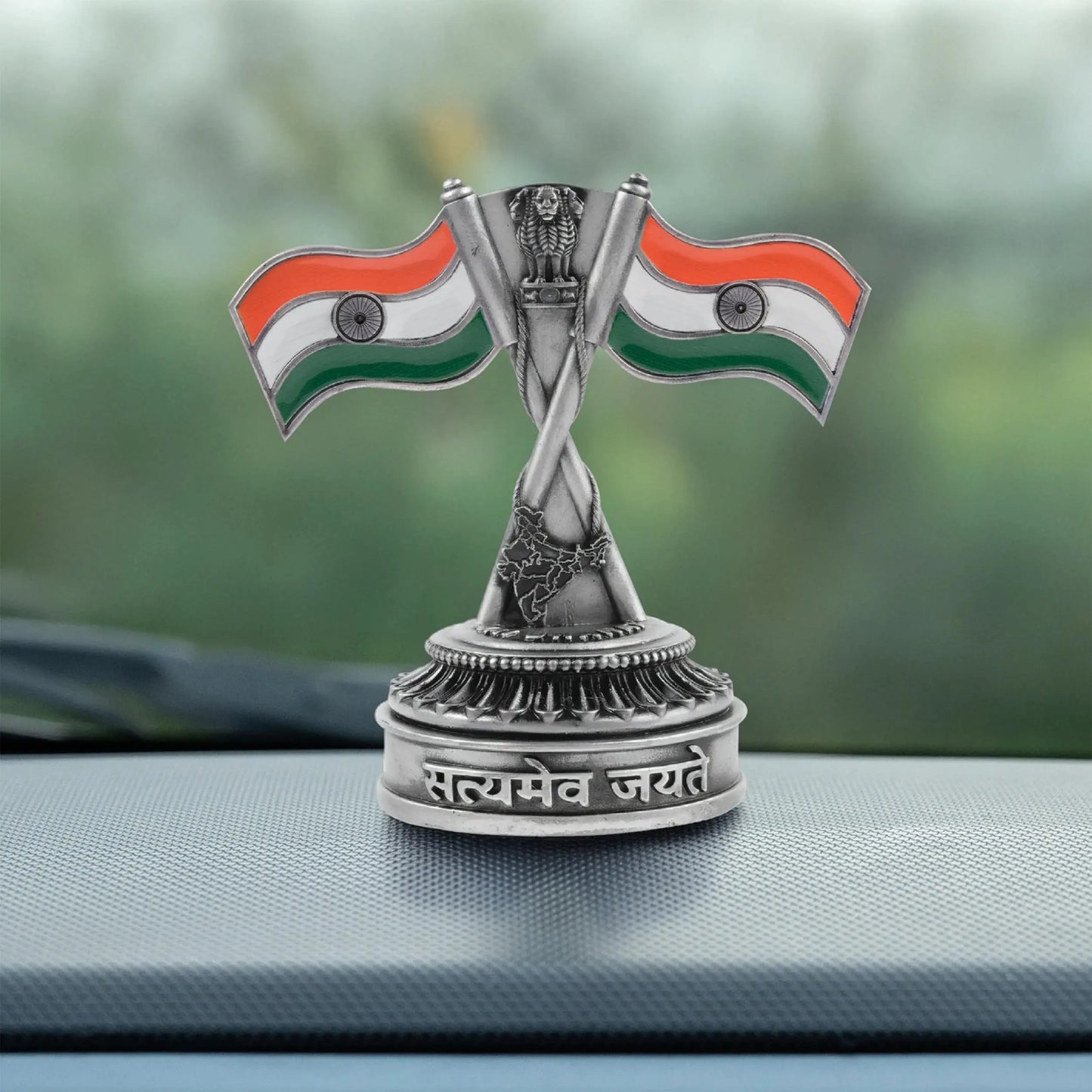 Indian National Flag Car Dashboard