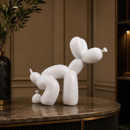 Poo Balloon Dog Statue 