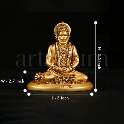 Meditating Hanuman Car Dashboard theartarium