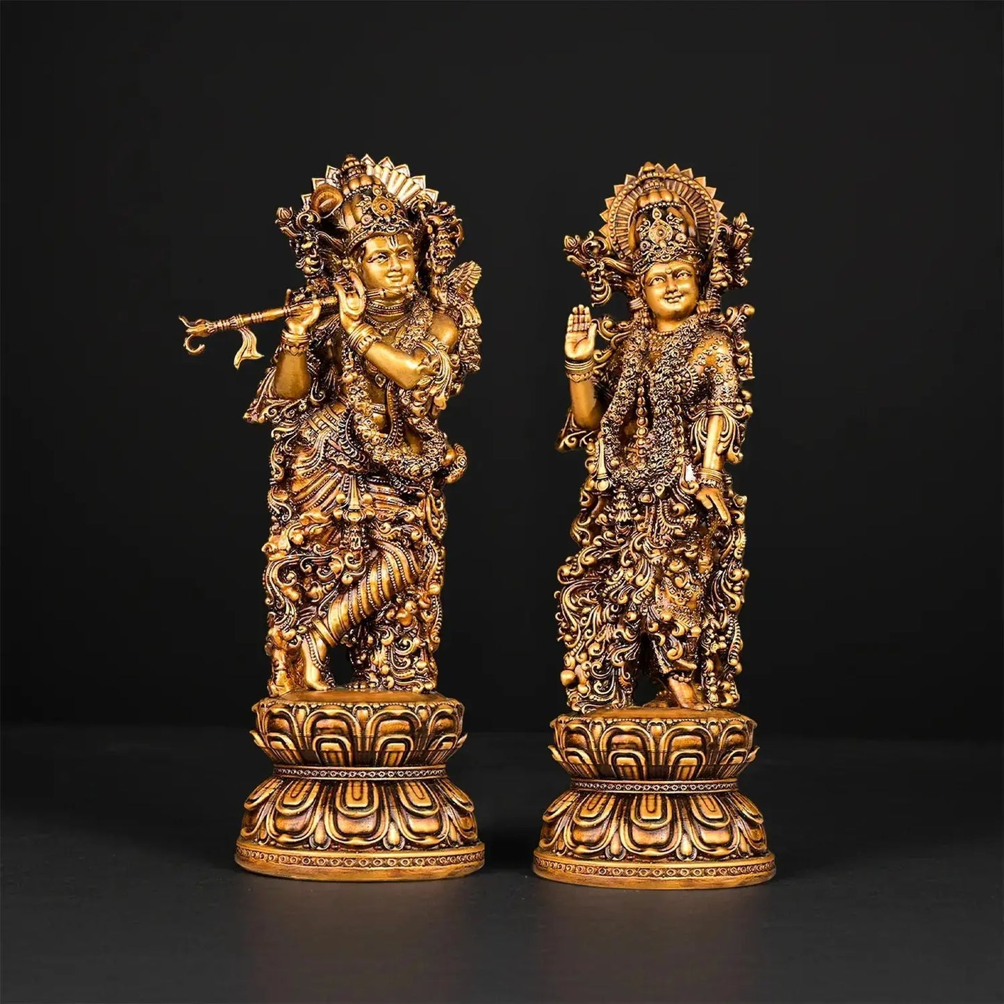 Radha Krishna Idol with Gift Box theartarium
