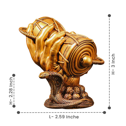 Small Shiv Damru Idol The Artarium