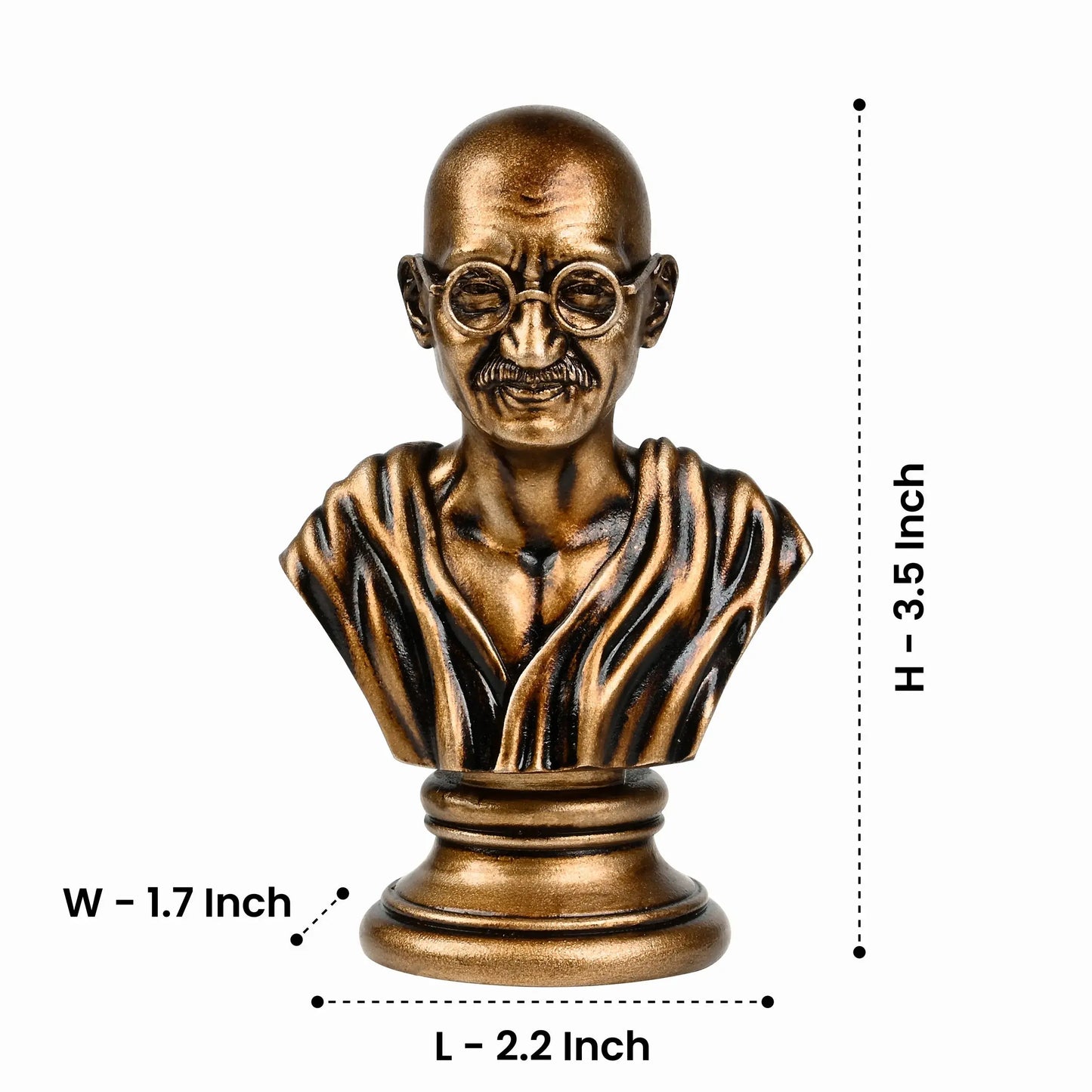 Mahatma Gandhi Car Dashboard Idol