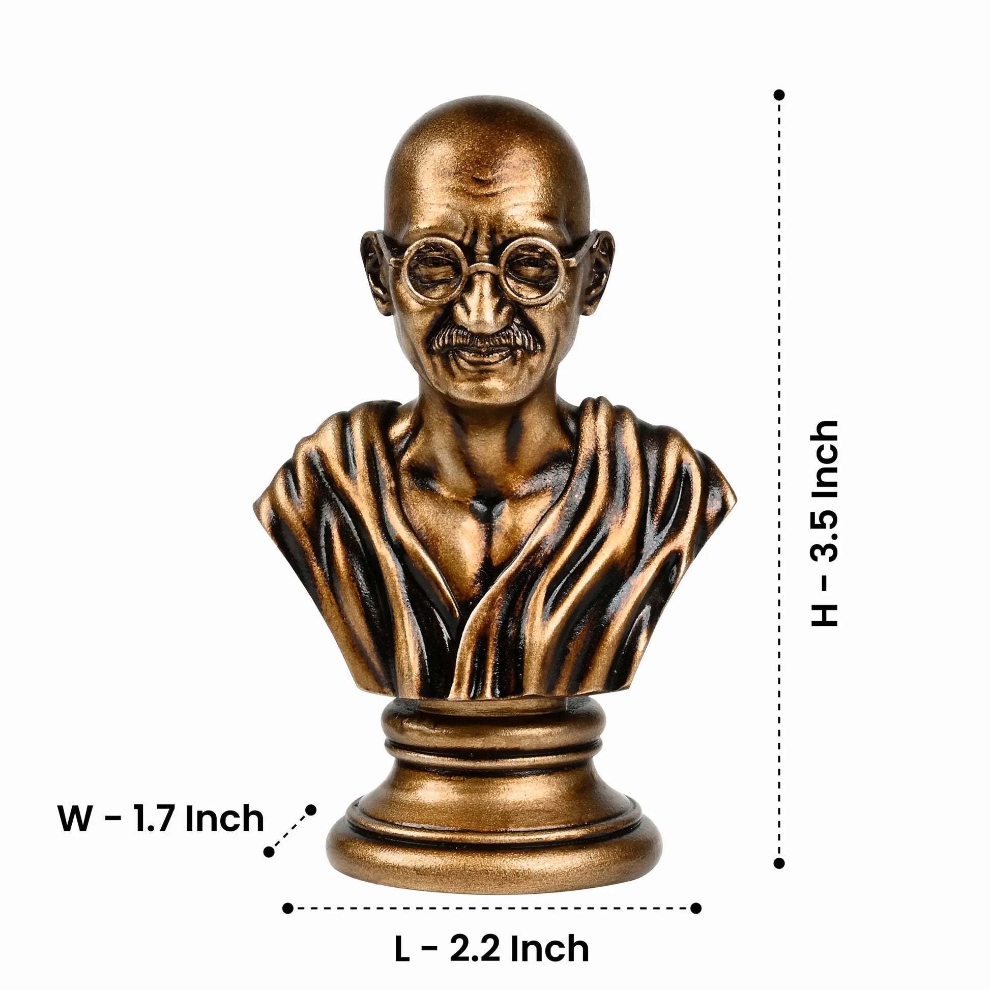 Mahatma Gandhi Car Dashboard Idol