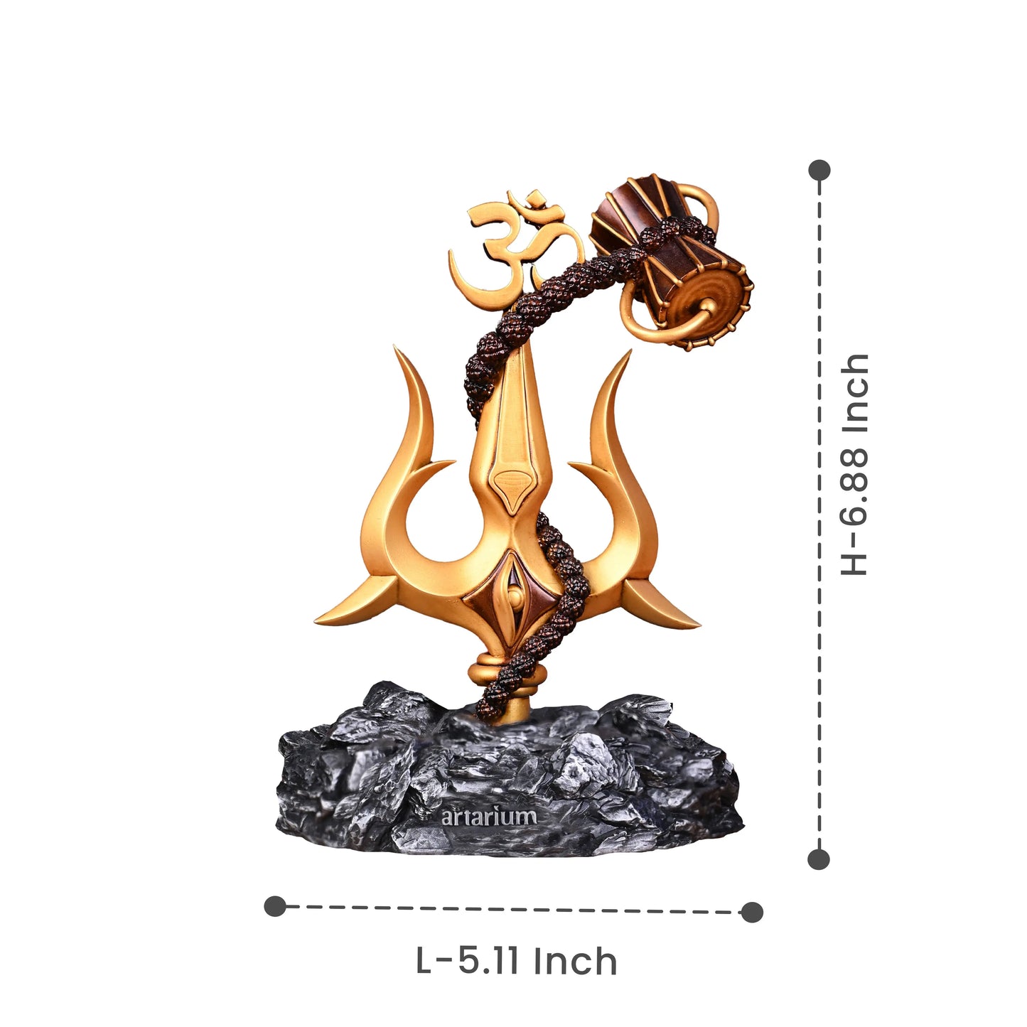 Lord Shiva Trishul With Damru