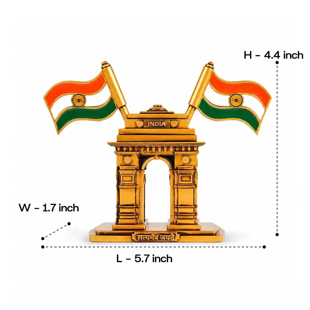 India Gate Car Dashboard Statue 