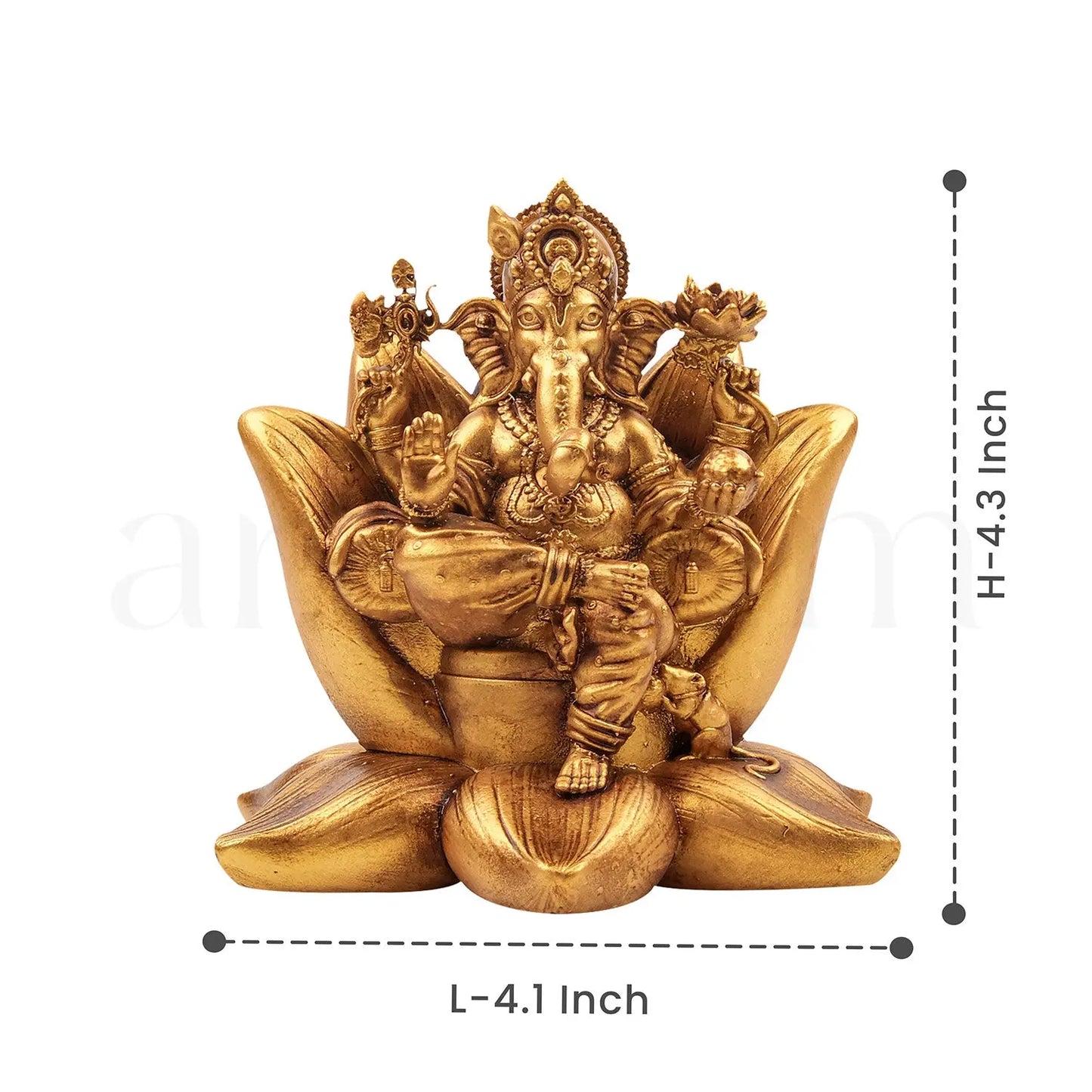 Padma Ganesha Idol 4 Inch
