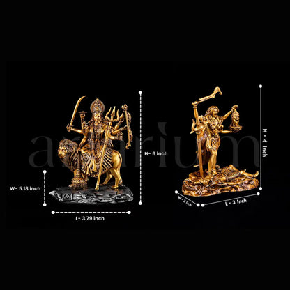 Goddess Durga & Kali Mata Idols Set