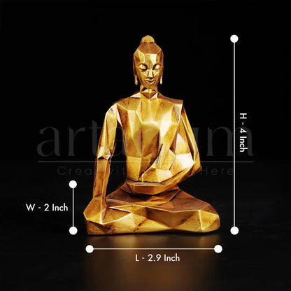 Origami Lord Buddha Car Dashboard theartarium