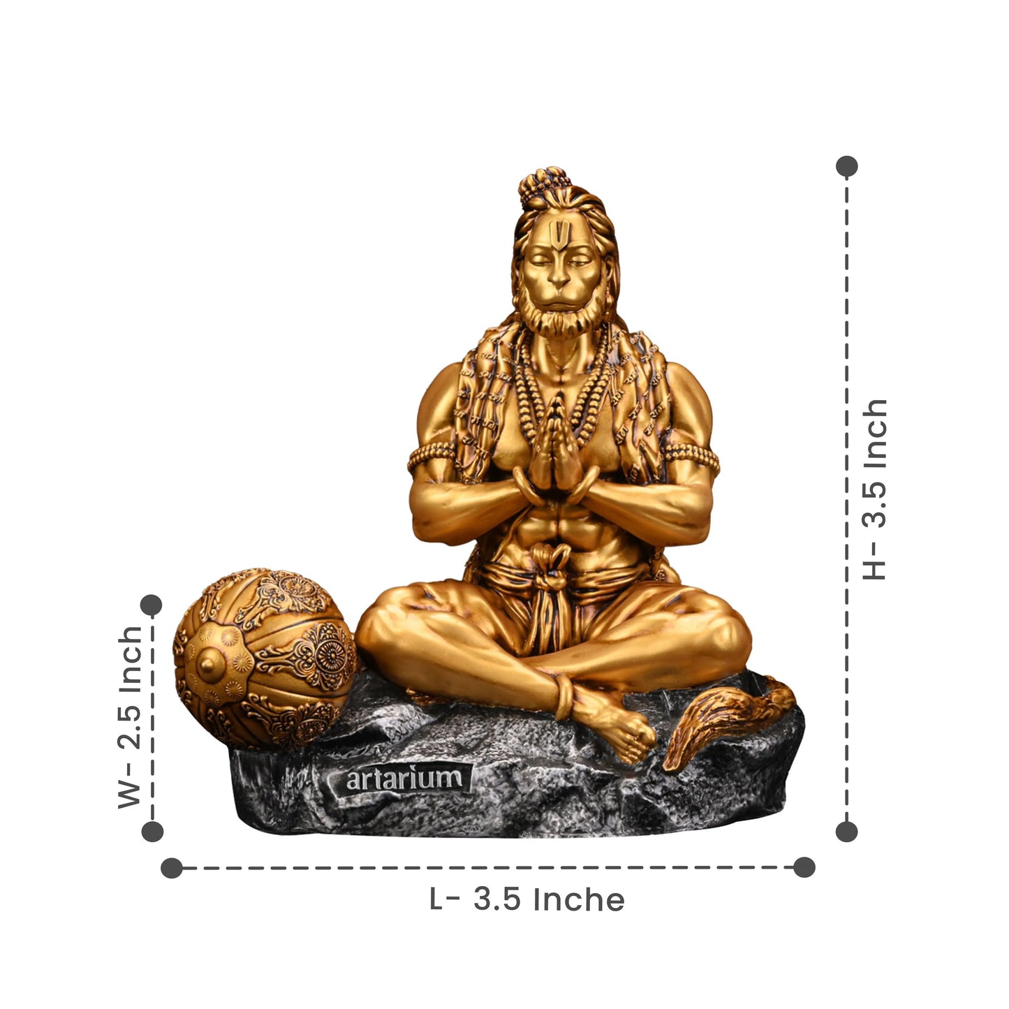 Mahabali Lord Hanuman Car Dashboard