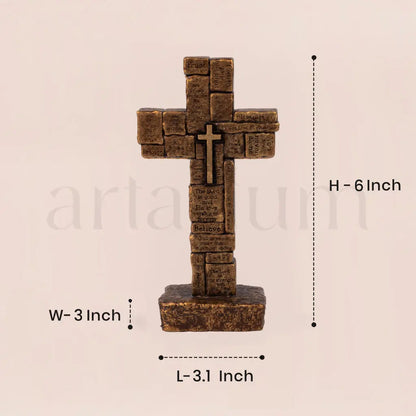 Jesus Cross Sign Figurine