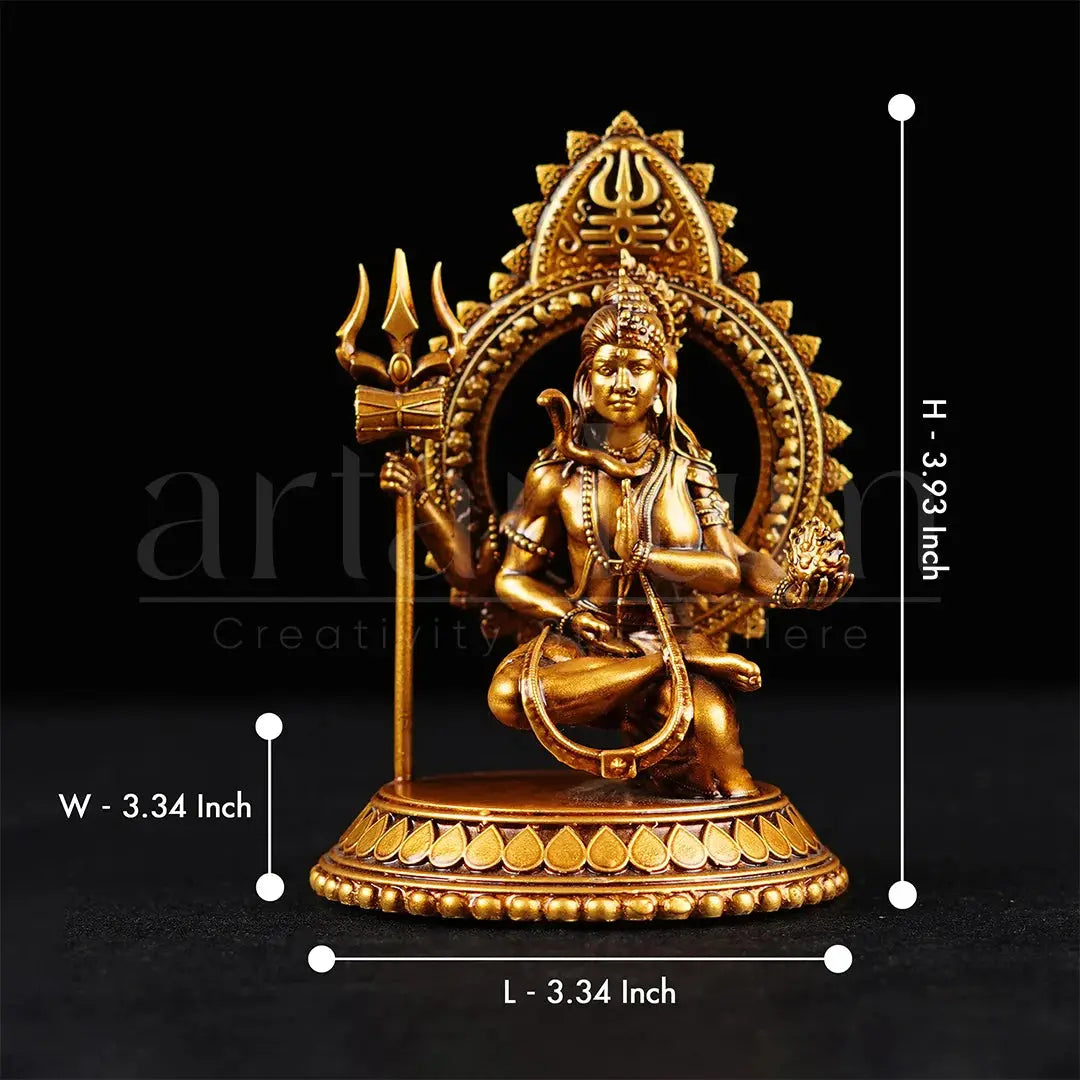 Ardhanarishvara Car Dashboard theartarium