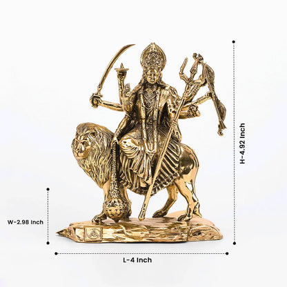 Brass Durga Idol