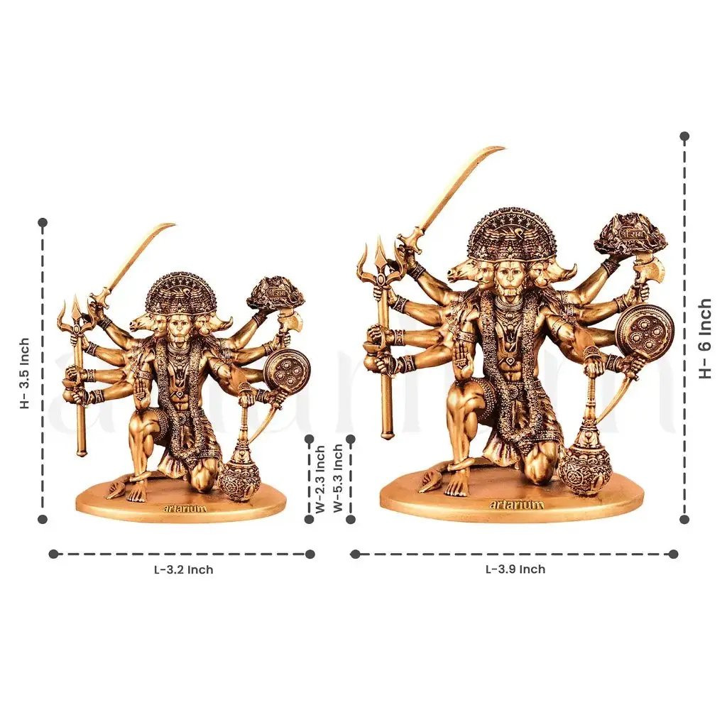 Sitting Panchmukhi Hanuman Statue